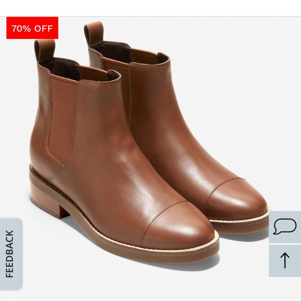 Leather boots